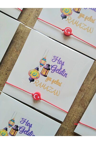 Nas Aksesuar Hafız Umre Ramazan Kur'an Kursu kişiye özel hediye bayrak bilekl...