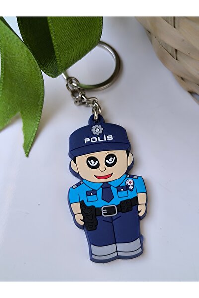 Esey Dizayn Erkek Polis Anahtarlık