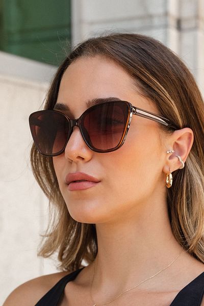 Monvago Mv 1026-1 Brown Women's Sunglasses