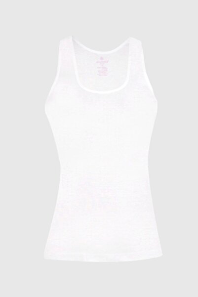 Ceylanoğlu Women's Ribbed Satin Wide Strap Undershirt 3 Pack 1677