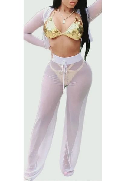 Rosy Live in style Silver Zippered Black Hooded Long Sleeve Crop and Pantalon Set