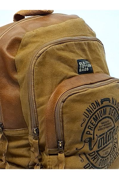Old Cotton Μαλακό μακράς διαρκείας Vintage βαμβακερό σακίδιο πλάτης SEVILLA7184
