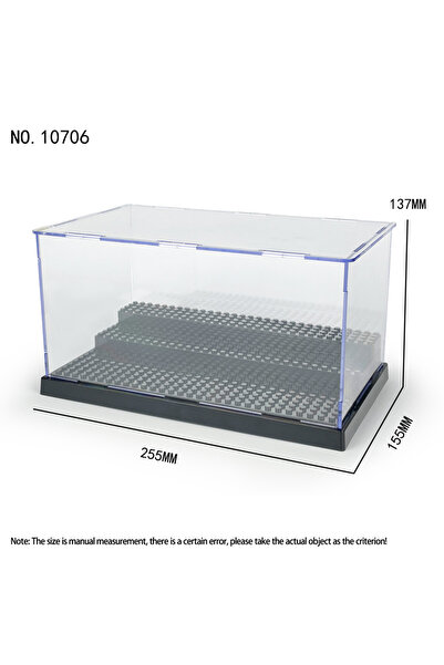 Choice4 10706 Block Decoration Series Dustproof Display Box,Transparent Displ...