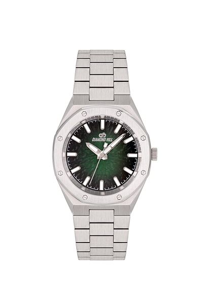 DIAMOND HILL Diamond Hill Men's Watch Silver Green Dial Model 3253