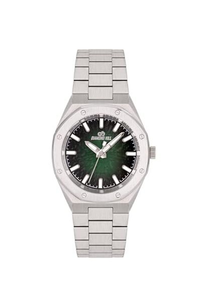 DIAMOND HILL Diamond Hill Men's Watch Silver Green Dial Model 3253