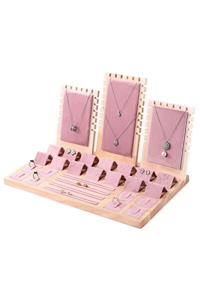 İsdeksan Jewelry Display Stand, Jewelry Organizer, Steel Jewelry Stand, Silve...