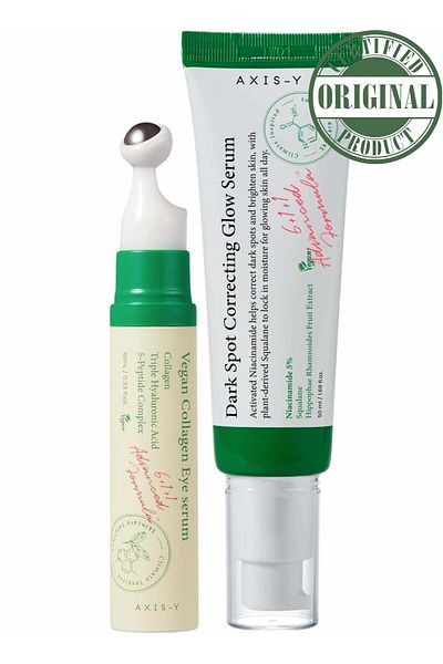 AXIS-Y AXIS Y Vegan Collagen Eye Serum & Dark Spot Correcting Glow Serum for Puffy Eyes