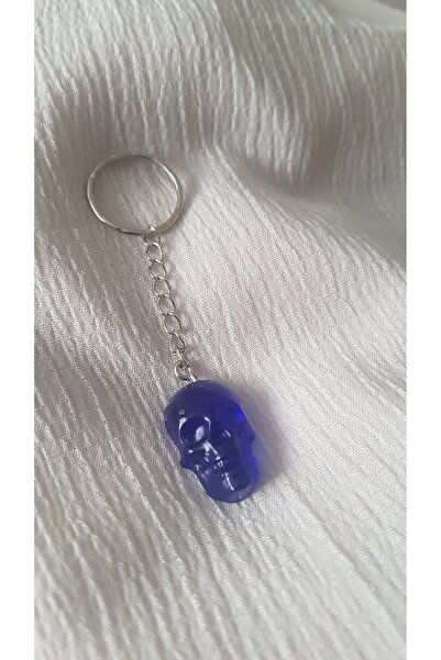 LuArte سلسلة مفاتيح جمجمة إيبوكسي