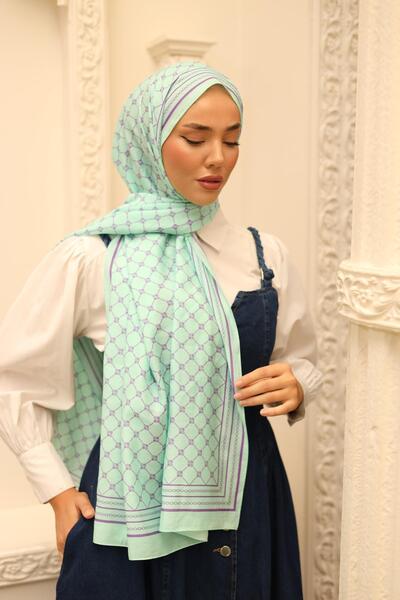 Silk Home Olinda Shawl - 49005 - 15 Turquoise Purple