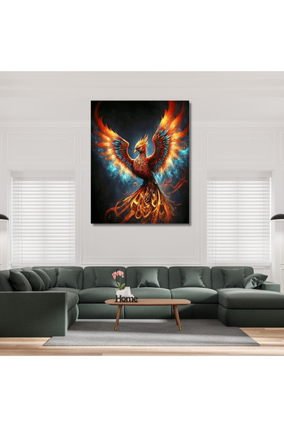 LİLYHOBBYLAND Sayılarla Boyama Hobi Seti (Renkli Baskılı Çerçeveli) 40x50 cm:...