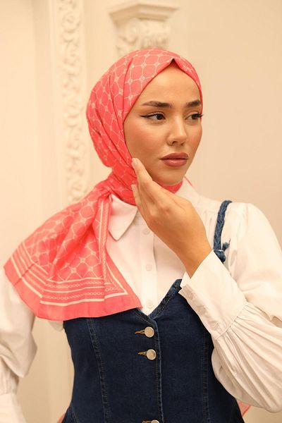 Silk Home Olinda Shawl - 49005 - 23 Coral Stone