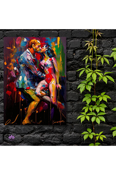 LİLYHOBBYLAND Renkli Baskılı Sayılarla Boyama Hobi Seti (Çerçeveli) 35x50  cm...