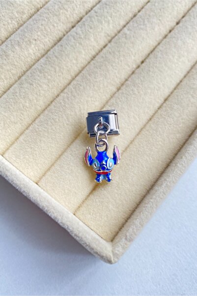 Diamara Designs İtalyan Stitch Figürlü Sallantılı Kadın Charm