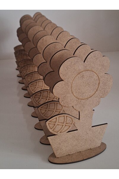 Ebrulisler 10 قطع ديزي في مزهرية لوحة خشبية نشاط دورة مدرسية رياض الأطفال عطل...