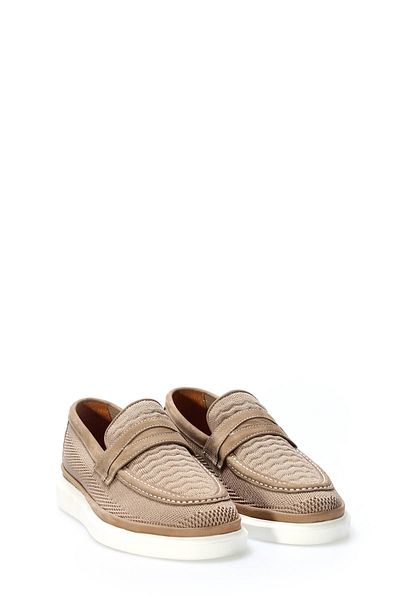 Ayakkabıhane Εσωτερικά και εξωτερικά Γνήσιο Nubuck Leather Mink Ανδρικά καθημερινά παπούτσια Ah08722131464