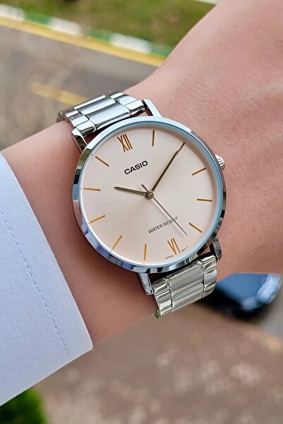 Casio Women's Wristwatch with Pink Cord Gray Color Guaranteed Dial