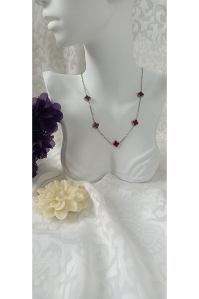 LİLLY AND MOLLY JEWELERY Steel Necklace with Row