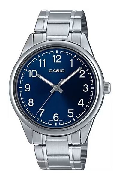 Casio ساعة يد رجالية بسلك فولاذي من الفولاذ