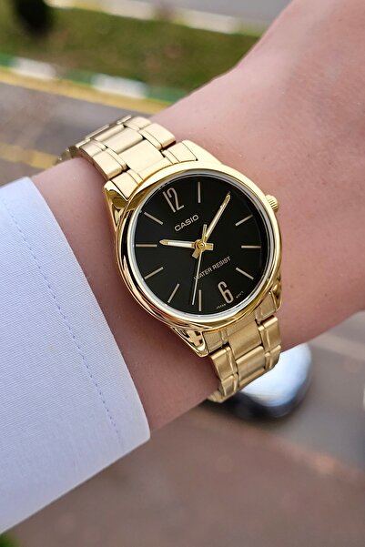 Casio Women's Wristwatch with Dial Black Cord Yellow Color Guarantee