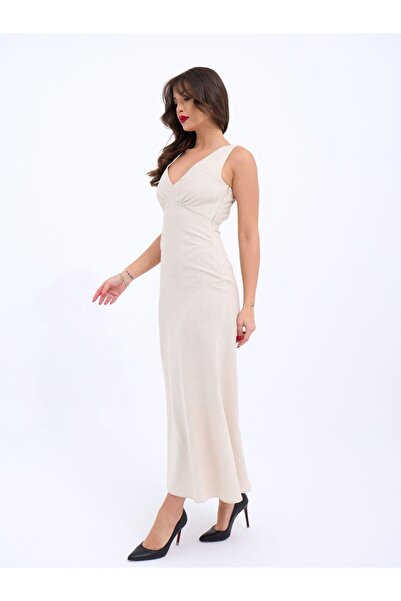 MİO Edolika 7124 Dress-Beige