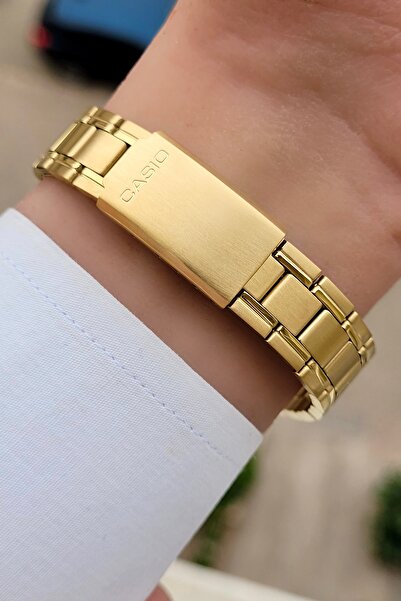 Casio Marka Çelik Kordon, Altın Sarısı Renk, Kadın Kol Saati