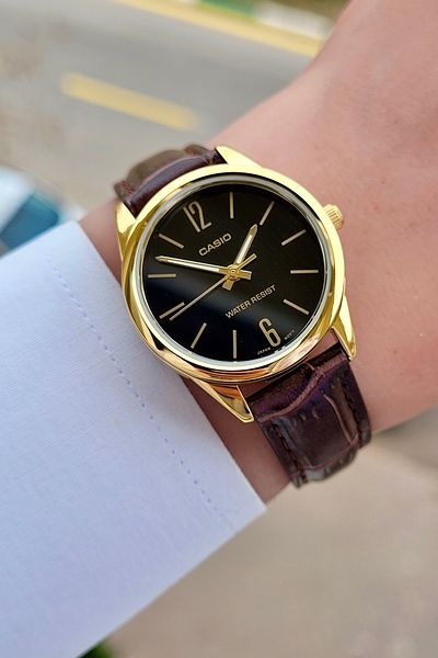 Casio Brand Full Steel Case Women Wrist Watch