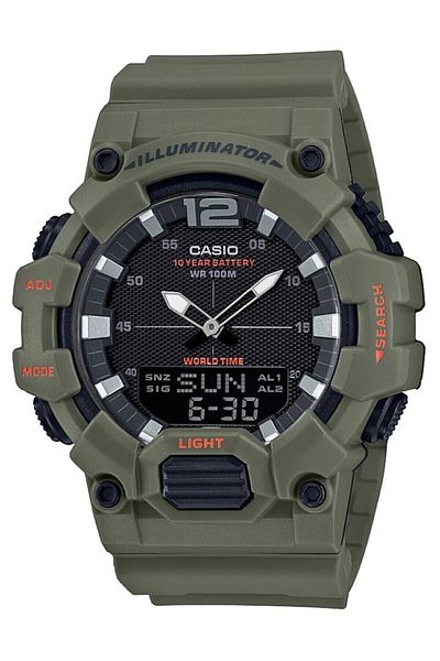 Casio Brand Green Dial Men's Wristwatch