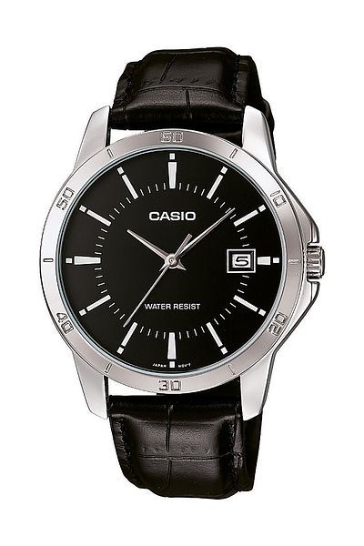 Casio Men's Wristwatch with Case Gray Cord Black Color Guaranteed