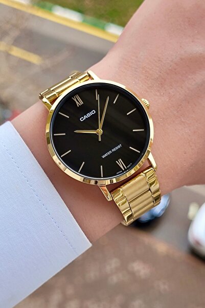 Casio Marka Full Çelik Sarı Renk Lüx Kadın Kol Saati