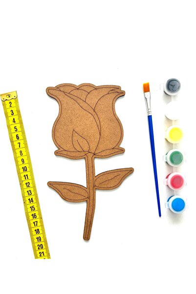 M&T WORKSHOP Ahşap Boyama Gül 8 Mart Dünya Kadınlar Günü Anneler Günü Hediye ...