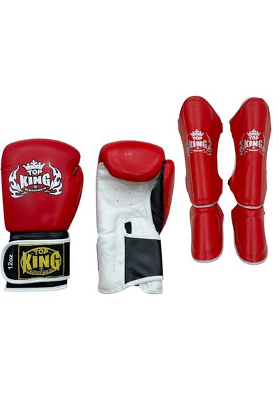topking Boxing Gloves Crotch Protector Set Boxing Gloves and Crotch Protector