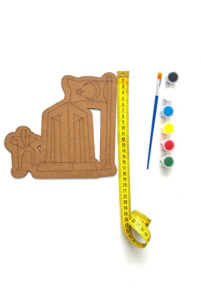 M&T WORKSHOP Ahşap Boyama 18 Mart Çanakkale Zaferi Boyama Mandala Hobi Seti