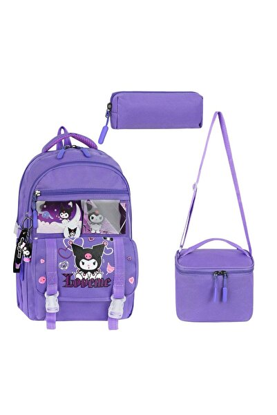 Dainty Bag Комплект калъф за моливи „Хранене“ за начално училище „Куро“