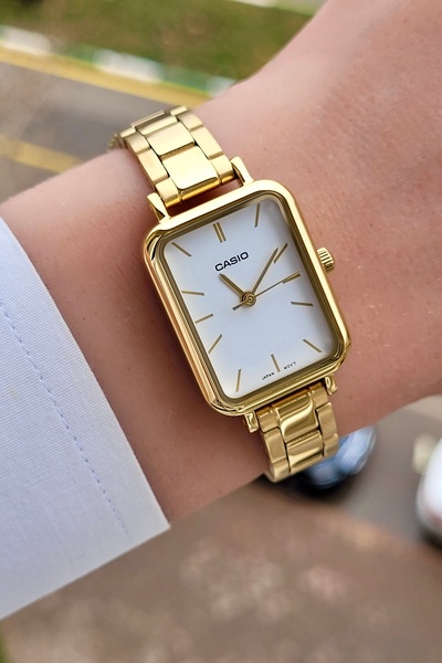 Casio Sarı Renk Garantili Kadın Kol Saati 2 Yıl Garantili Su Geçirmez