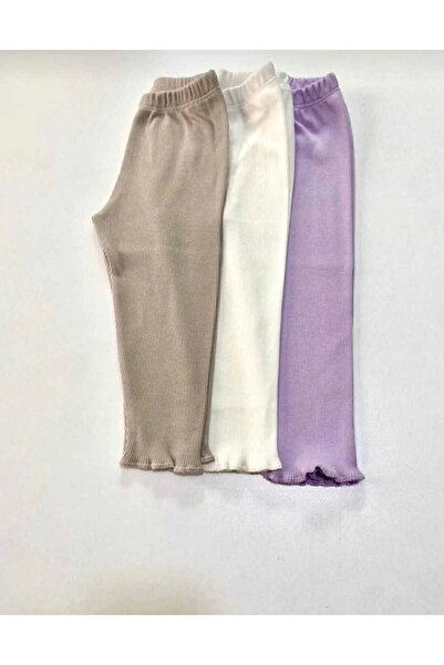 Berat moda Funkids Fitilli Esnek 3lü Bebek Taytı Çocuk Taytı Tek Alt