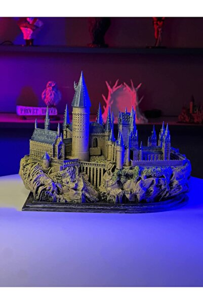 GÜRCÜ 3D Harry Potter Hogwarts Şatosu, Cadılık ve Büyücülük Okulu | Koleksiyonluk Hediyelik Figür