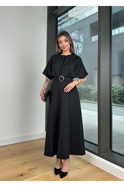 LİBAS Midi šaty s detailním páskem