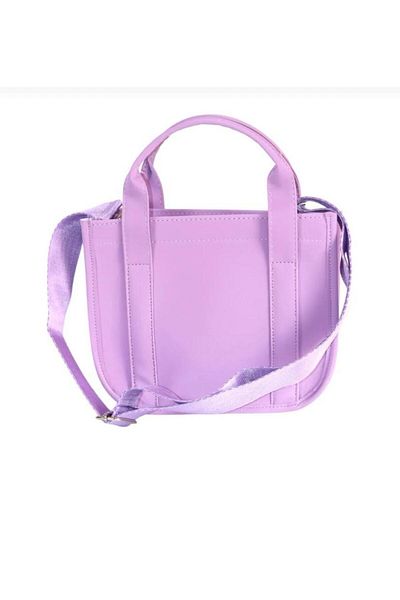 kumsav Lilac Buzi Fabric Teddy Bear Bag Sling Bag Handbag Shoulder Bag Shoulder Bag Women's Bag