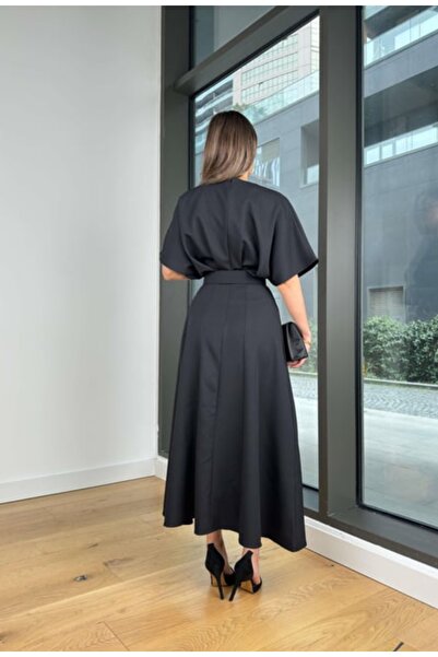 LİBAS Midi šaty s detailním páskem