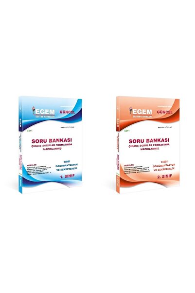 Egem Eğitim Yayınları AÖF Tıbbi Dokümantasyon Ve Sekreterlik 1 ve 2.Sınıf Bah...