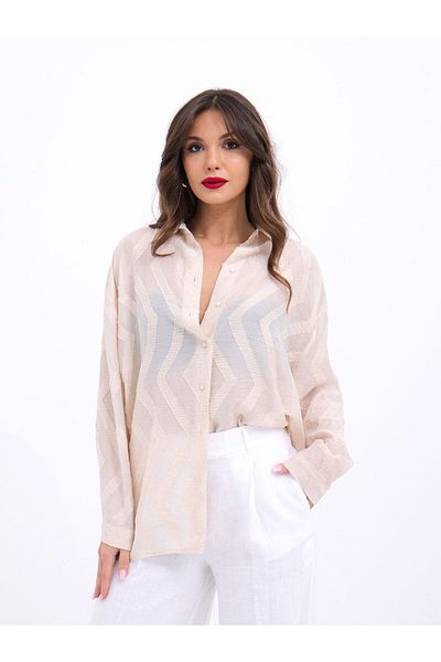 Leyaa Shirt - Beige - Comfort