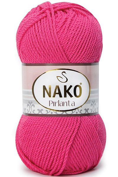 NAKO Φούξια Διαμαντένια Αλυσίδα Amigurimi Πλεκτό Χειρός - Κορδόνι Χρώμα Κωδικός: 6737