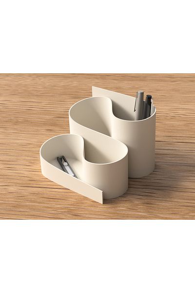 Three Dino Decorative Desktop Modern Organizer, Pen Holder, Makeup Stand,
