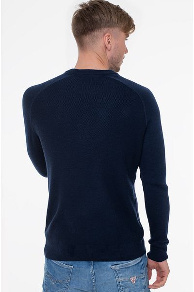 Guess Ανδρικό πουλόβερ Alec Raglan Ls Cn Stitch