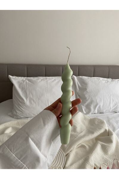 mumeleven Soft Yeşil Şamdan Mum (2 ADET)