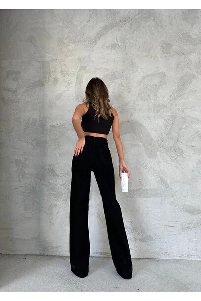 sion jeans Julia Milano (Αγάπη) My Liza 90's Nairobi Solmaz Μαύρο Σούπερ Ψηλόμεσο Φαρδύ (NEW JEAN)