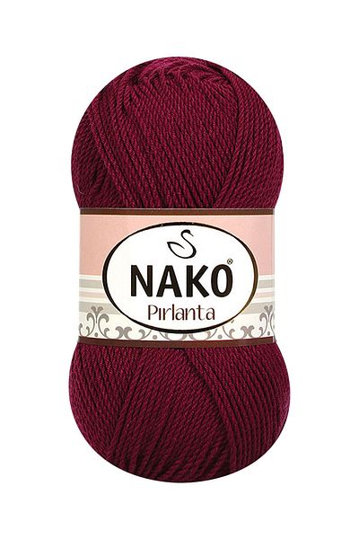NAKO Diamond 6736 (CLARET RED) Πλεκτό νήμα Amigurumi