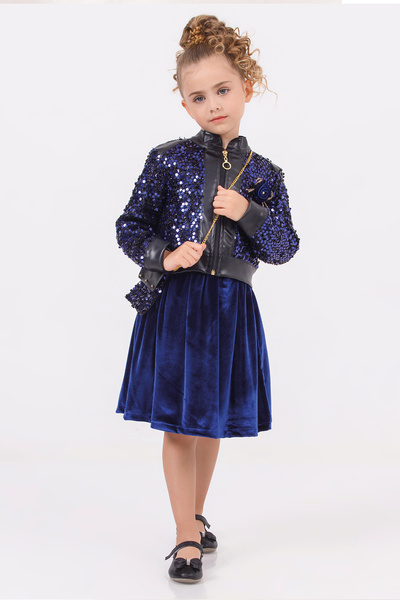 Miss Lore مجموعة ليلية متألقة لعمر 2-6 سنوات مكونة من 3 قطع