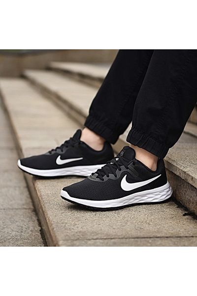 Nike Pantofi de alergare negri Revolution 6 pentru bărbați-DC3728-003