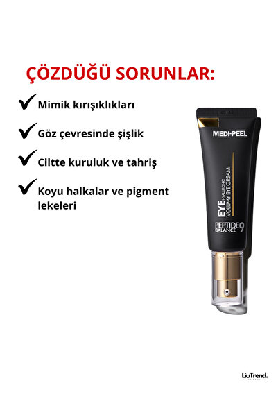 Medipeel Peptide 9 Hyaluronic Volumy Eye Cream 40 ml Peptit İçeren Yenileyici Göz Kremi M0548
